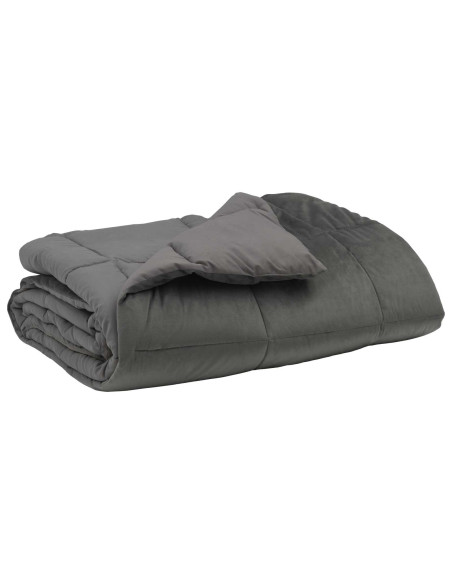 Duvet Estivo Trapuntato Grigio chiaro 240 x 260 cm Microfibra
