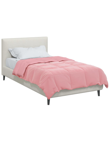 Duvet Estivo Trapuntato Rosa 135 x 220 cm Microfibra