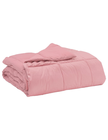 Duvet Estivo Trapuntato Rosa 200 x 220 cm Microfibra
