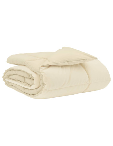Duvet Estivo Trapuntato Crema 200 x 200 cm Microfibra