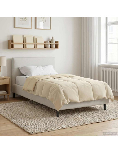 Duvet Estivo Trapuntato Crema 135 x 220 cm Microfibra
