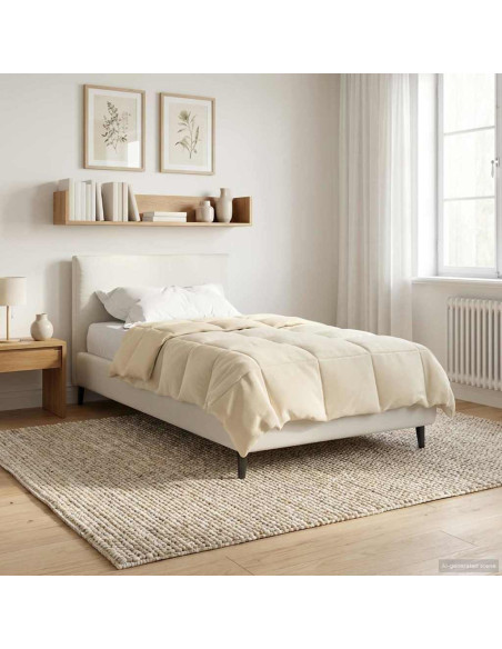 Duvet Estivo Trapuntato Crema 140 x 220 cm Microfibra