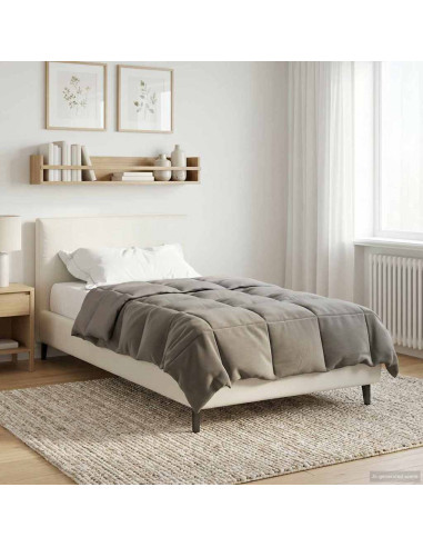 Piumone Completo Annuale Grigio chiaro 155 x 200 cm Microfibra