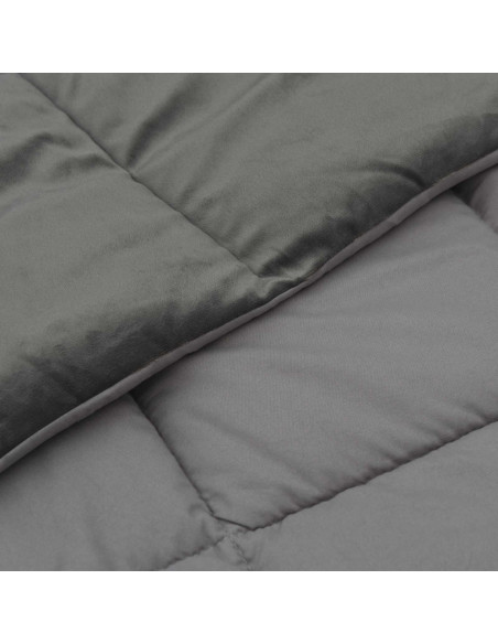 Piumone Completo Annuale Grigio chiaro 140 x 220 cm Microfibra