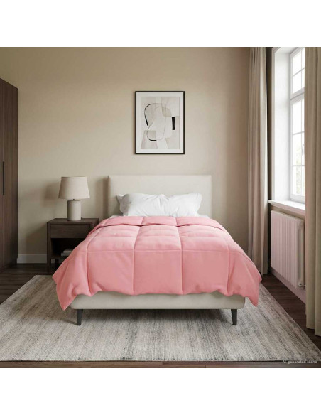 Piumone Completo Annuale Rosa 155 x 200 cm Microfibra