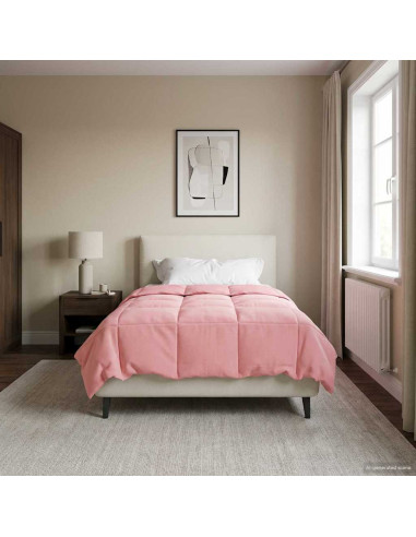 Piumone Completo Annuale Rosa 140 x 220 cm Microfibra