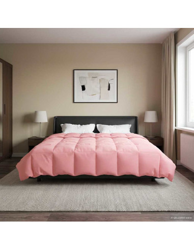 Piumone Completo Annuale Rosa 220 x 260 cm Microfibra