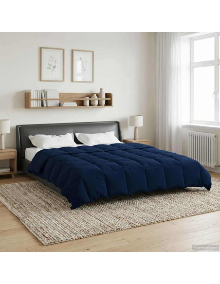 Piumone Completo Annuale Blu Scuro 200 x 240 cm Microfibra