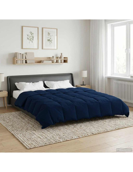 Piumone Completo Annuale Blu Scuro 240 x 260 cm Microfibra