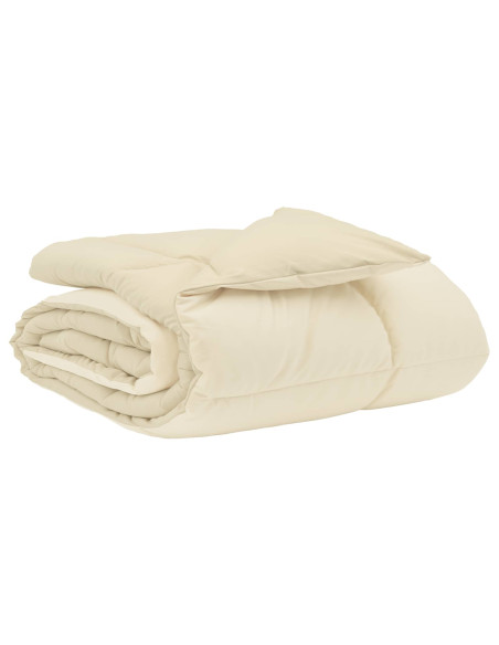 Piumone Completo Annuale Crema 135 x 200 cm Microfibra