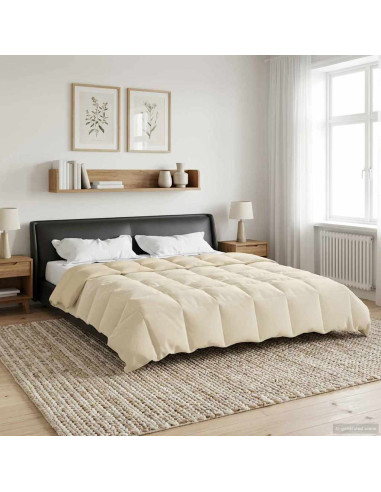 Piumone Completo Annuale Crema 200 x 220 cm Microfibra