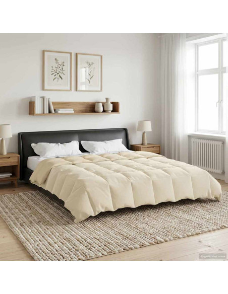 Piumone Completo Annuale Crema 200 x 220 cm Microfibra