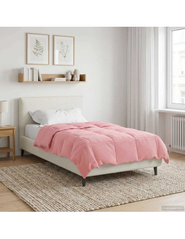 Duvet Invernale Trapuntato Rosa 135 x 200 cm Microfibra