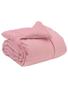 Duvet Invernale Trapuntato Rosa 155 x 200 cm Microfibra 2