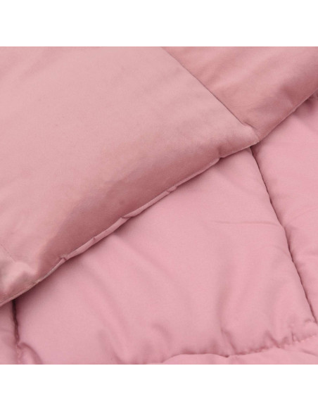 Duvet Invernale Trapuntato Rosa 240 x 260 cm Microfibra