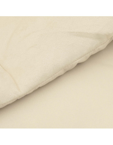 Duvet Invernale Trapuntato Crema 200 x 240 cm Microfibra