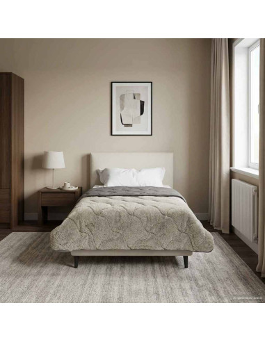 Duvet Estivo Trapuntato Grigio chiaro 140 x 220 cm