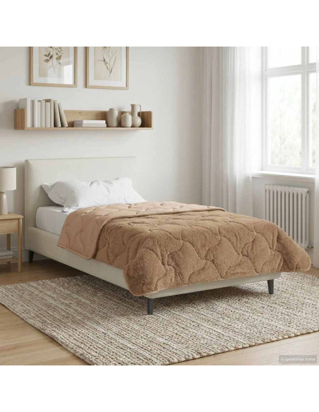 Duvet Estivo Talpa 155 x 200 cm Microfibra e Fleece Teddy