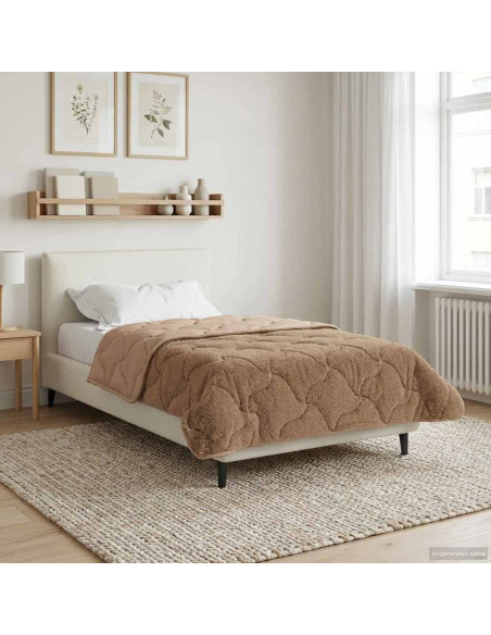 Duvet Estivo Talpa 135 x 220 cm Microfibra e Fleece Teddy