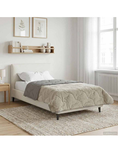 Piumone Completo Annuale Trapuntato Grigio chiaro 140 x 220 cm