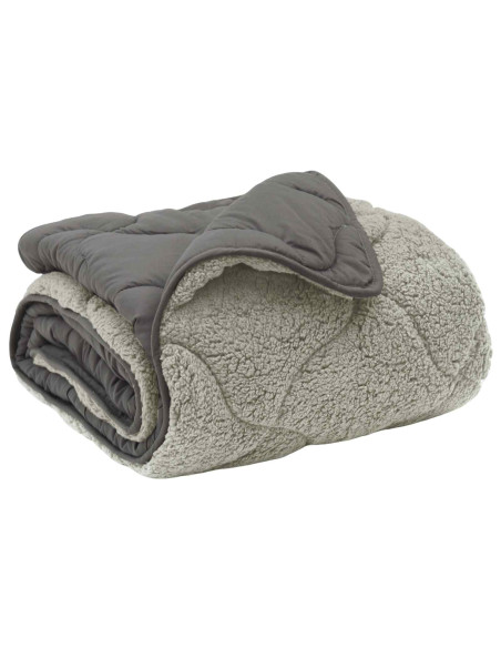 Piumone Completo Annuale Trapuntato Grigio chiaro 200 x 220 cm