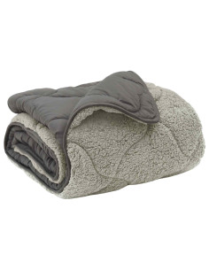 Piumone Completo Annuale Trapuntato Grigio chiaro 240 x 260 cm 2