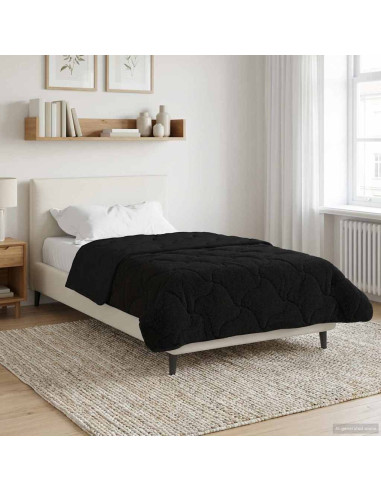 Piumone Completo Annuale Trapuntato Nero 135 x 220 cm