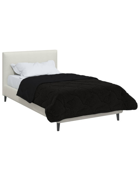 Piumone Completo Annuale Trapuntato Nero 140 x 220 cm