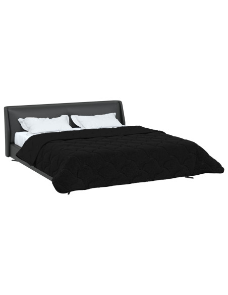 Piumone Completo Annuale Trapuntato Nero 200 x 220 cm