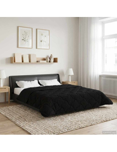 Piumone Completo Annuale Trapuntato Nero 200 x 220 cm