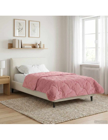 Piumone Completo Annuale Trapuntato Rosa 155 x 220 cm