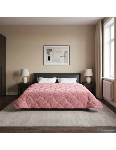 Piumone Completo Annuale Trapuntato Rosa 200 x 220 cm