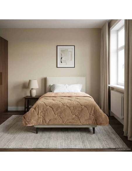 Piumone Completo Annuale Trapuntato Talpa 135 x 220 cm