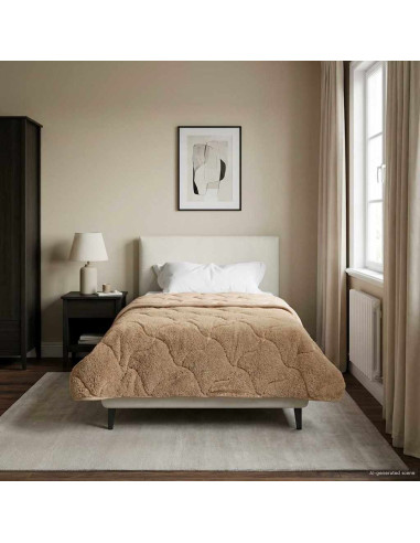 Piumone Completo Annuale Trapuntato Talpa 155 x 220 cm