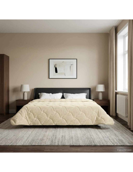 Piumone Completo Annuale Trapuntato Crema 200 x 200 cm
