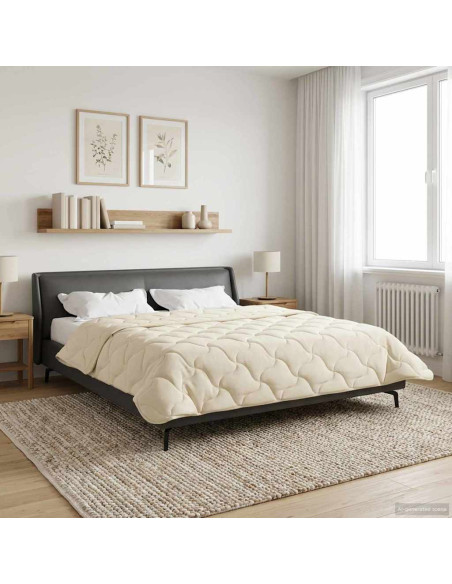 Piumone Completo Annuale Trapuntato Crema 220 x 260 cm