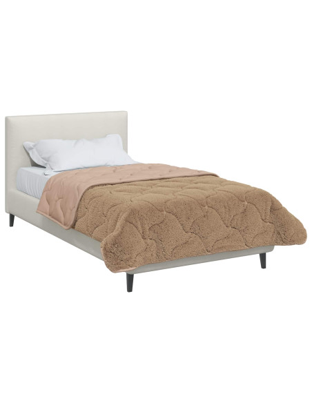 Duvet Invernale Talpa 155 x 200 cm Microfibra e Fleece Teddy