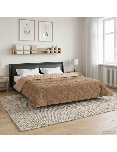 Duvet Invernale Talpa 200 x 240 cm Microfibra e Fleece Teddy