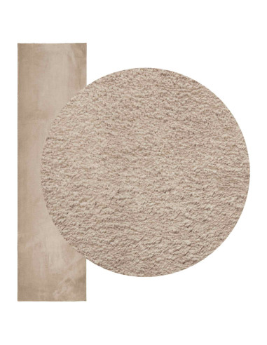 Tappeti per area HUARTE Sabbia 400 x 80 cm Poliestere