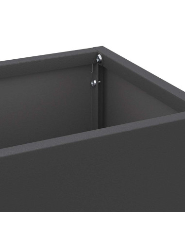 Supporto per Ombrellone Nero 15,5 x 15,5 x 49 cm Metallo