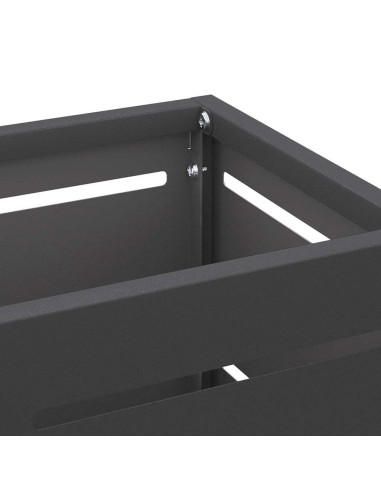 Supporto per Ombrellone Nero 15,5 x 15,5 x 49 cm Metallo