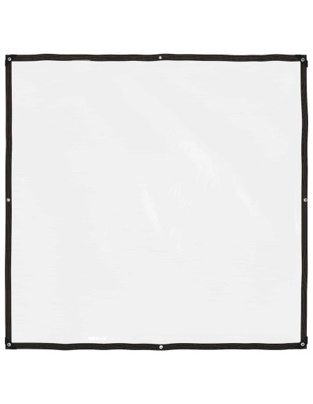 Telo con Occhielli Trasparente 2 x 2 m Polietilene