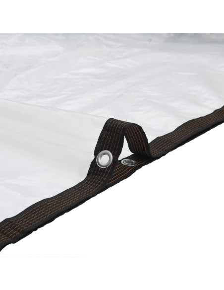Telo con Occhielli Trasparente 3 x 3 m Polietilene
