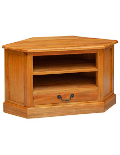 MobileTVAngolare con cassetto Naturale 79 x 40 x 46 cm 2