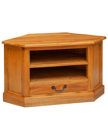 MobileTVAngolare con cassetto Naturale 79 x 40 x 46 cm