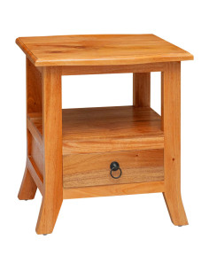 Armadio da Notte con cassetto Naturale 40 x 40 x 45,5 cm 2