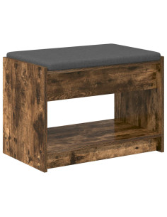 Panca per ingresso Quercia Affumicata 63 x 38 x 45 cm 2