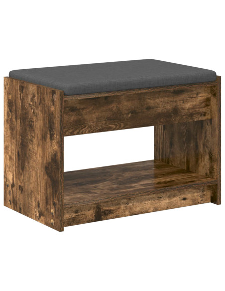 Panca per ingresso Quercia Affumicata 63 x 38 x 45 cm