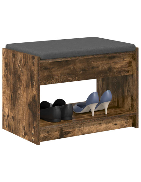 Panca per ingresso Quercia Affumicata 63 x 38 x 45 cm