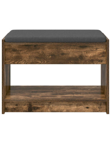 Panca per ingresso Quercia Affumicata 63 x 38 x 45 cm